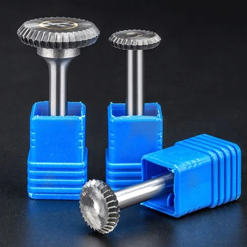 Typ Y 90 Grad Scheibenform Wolfram stahl Rotary Burrs für Metall Polieren